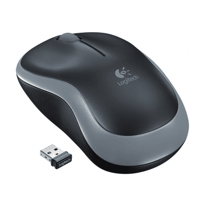 LOGITECH MOUSE M185 INALAMBRICO USB OPTICO 1000 DPI, 3 BOTONES NEGRO N/P: 910-002225