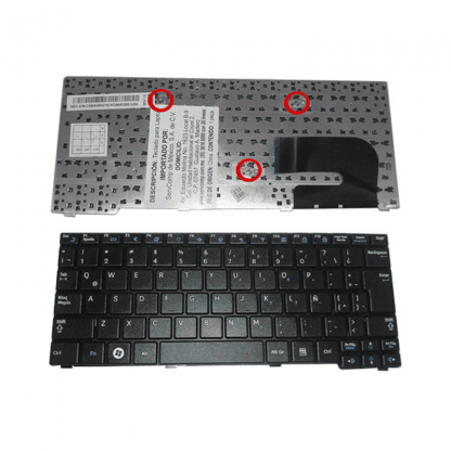 SAMSUNG TECLADO TEC286 N/P: CNBA5902767, V113760AK1 COLOR NEGRO ESPAÑOL PARA SAMSUNG N128, N130, N140, N143, N145, N148, N150, N151, N158, NB20, NB30 SERIES