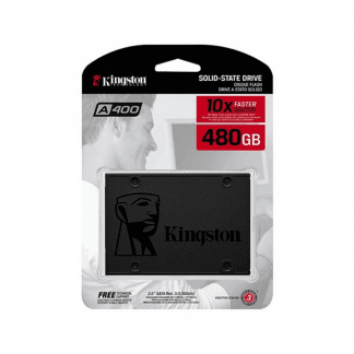 KINGSTON DISCO DURO SSD 480GB A400 SATA 3, 2.5 PULG READ 500MB/s WRITE 450MB/s, 10X FASTER  N/P: SA400S37/480G