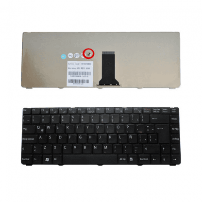 SONY TECLADO TEC195 COLOR NEGRO EN ESPAÑOL PARA SONY VAIO VGN-NR230FE, VGN-NR130FE (PCG-7Z1P), VGN-NR11S/S, VGN-NR11Z/T, VGN-NR11Z/S, VGN-NR11M/S, VGN-NR10E/S, VGN-NR160E/S, VGN-NR180E/S, VGN-NR180E/T