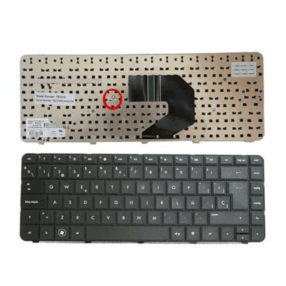 HP COMPAQ TECLADO TEC218 N/P: MP-10N66LA-886 EN ESPAÑOL NEGRO PARA HP CQ43, CQ43-170LA, G4-1000, CQ57, G6-1000, N/P: 643263-071, 636191-001, 633183-001, 643263-001, AER15P00010