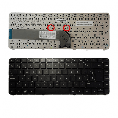 HP TECLADO TEC301 O TEC289 N/P: 653147-161 EN ESPAÑOL NEGRO PARA HP N/P: 654484-161, V125626BK1, 6037B0060710, DV4-3000, DV4-3100, DV4-3200, DV4-4000, DV4-4100, DV4T-4000, DV4T-4100, DV4-4066LA, DV4-4065LA, DV4-4069LA, DV4-4171LA