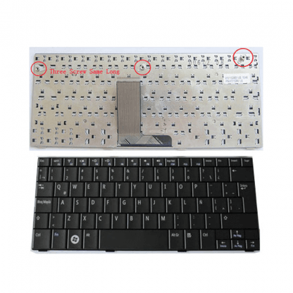 DELL TECLADO TN-DE015EN O TEC017 N/P: PK1306H4A26, EN ESPAÑOL NEGRO PARA DELL MINI INSPIRON 10, 1010, 1011, PK1306H4A26, V101102AK1, V101102BS1, PK130832A00, Pk130831a00, 0F240M, 0W664N