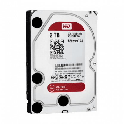 WESTERN DIGITAL DISCO DURO 2TB  RED SATA3, 64MB CACHE, PARA DESKTOP, IDEAL PARA SISTEMAS NAS O ALMACENAMIENTO CONTINUO N/P: WD20EFRX
