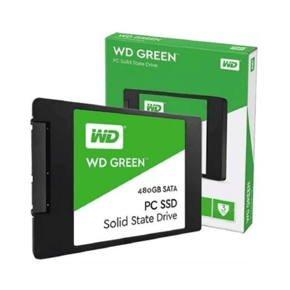 WESTERN DIGITAL DISCO SSD 480GB SOLIDO GREEN LECTURA 540MB/S ESCRITURA 430MB/S SATA 3 N/P:  WDS480G2G0A