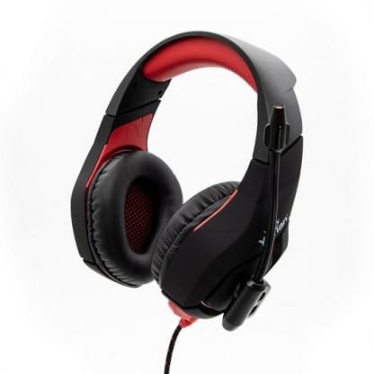 YEYIAN AUDIFONO DIADEMA GAMER FORCE YDW-33402 S3000 GAMING HEADSET USB SONIDO ESTEREO, ALTAVOZ DE ALTA FIDELIDAD, COLOR NEGRO/ROJO
