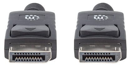MANHATTAN CABLE MONITOR DISPLAY PORT V. 1.2  MACHO-MACHO 3 METROS NEGRO BOLSA N/P: 307093 - Imagen 2
