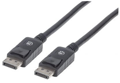 MANHATTAN CABLE MONITOR DISPLAY PORT V. 1.2  MACHO-MACHO 3 METROS NEGRO BOLSA N/P: 307093