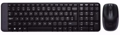 LOGITECH KIT TECLADO Y MOUSE MK220 WIRELESS 2.4GHZ CON BATERIA INCLUIDA DE LARGA DURACIÓN - Imagen 2