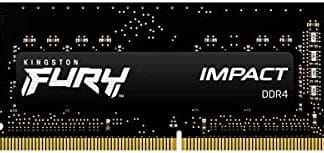 KINGSTON MEMORIA DDR4 16GB SODIMM PC-25600 3200MHZ, FURY HYPERX IMPACT NEGRO PARA LAPTOP N/P: KF432S20IB1/16 KF432S20IB/16