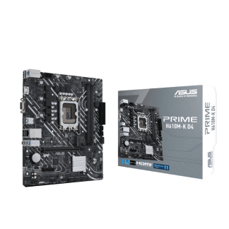ASUS MOTHER PRIME H610M-K D4 SOCKET 1700 CHIPSET H610 2X DDR4, VGA, HDMI  M.2, MICRO ATX