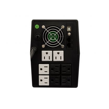 SMARTBITT NO-BREAK 1800VA / 900 WATTS ( IDEAL EQUIPO RENDER O GAMER ), 8 CONTACTOS SOLO 4 CON RESPALDO Y 4 CON SUPRESION, REGULACION DE LINEA TELEFONICA RJ-11, PUERTO USB PARA MONITOREO Y SOFTWARE SBNB1800 - Imagen 2