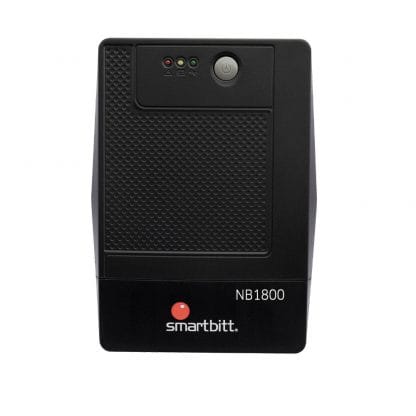 SMARTBITT NO-BREAK 1800VA / 900 WATTS ( IDEAL EQUIPO RENDER O GAMER ), 8 CONTACTOS SOLO 4 CON RESPALDO Y 4 CON SUPRESION, REGULACION DE LINEA TELEFONICA RJ-11, PUERTO USB PARA MONITOREO Y SOFTWARE SBNB1800