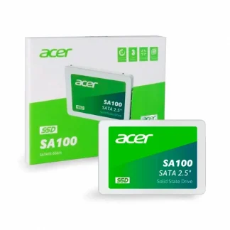ACER DISCO SSD 480GB SA100 SATA 3, 2.5 PULG READ 560MB/s WRITE 500MB/s, 10X FASTER N/P: SA100-480GB