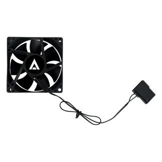 ACTECK VENTILADOR 80MM NEGRO 80 X 25, 1800 RPM, 7 ASPAS, CONECTOR MOLEX N/P: AC-938129