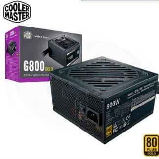 COOLER MASTER FUENTE DE PODER 800W 80 PLUS GOLD, G800 8 PIN X2, 6+2 PCIE X2, N/P: MPW-8001-ACAAG-U2