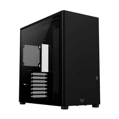 BALAMRUSH GABINETE ERIS JET GI985 VENTANA CRISTAL TEMPLADO,  M-ATX /M-ITX RGB, USB 3.0, 1 USB C, COLOR NEGRO N/P: BR-934947
