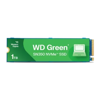 WESTERN DIGITAL SSD M.2 1TB NVME PCIE SN350 GREEN LECTURA 3200MB/S ESCRITURA 3200MB/S N/P: WDS100T3G0C-00AZL0