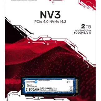 KINGSTON SSD 2TB M.2 PCI EXPRESS 4.0 SNV3 NVMe, 6000MB/s LECTURA,5000MB/s ESCRITURA N/P: SNV3S/2000
